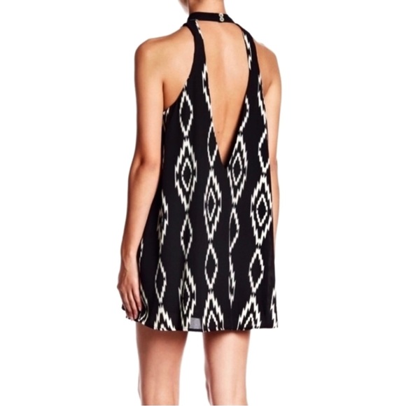 NEW SHOW ME YOUR MUMU BLACK TRIBAL PRINT MINI DRESS - Picture 5 of 6